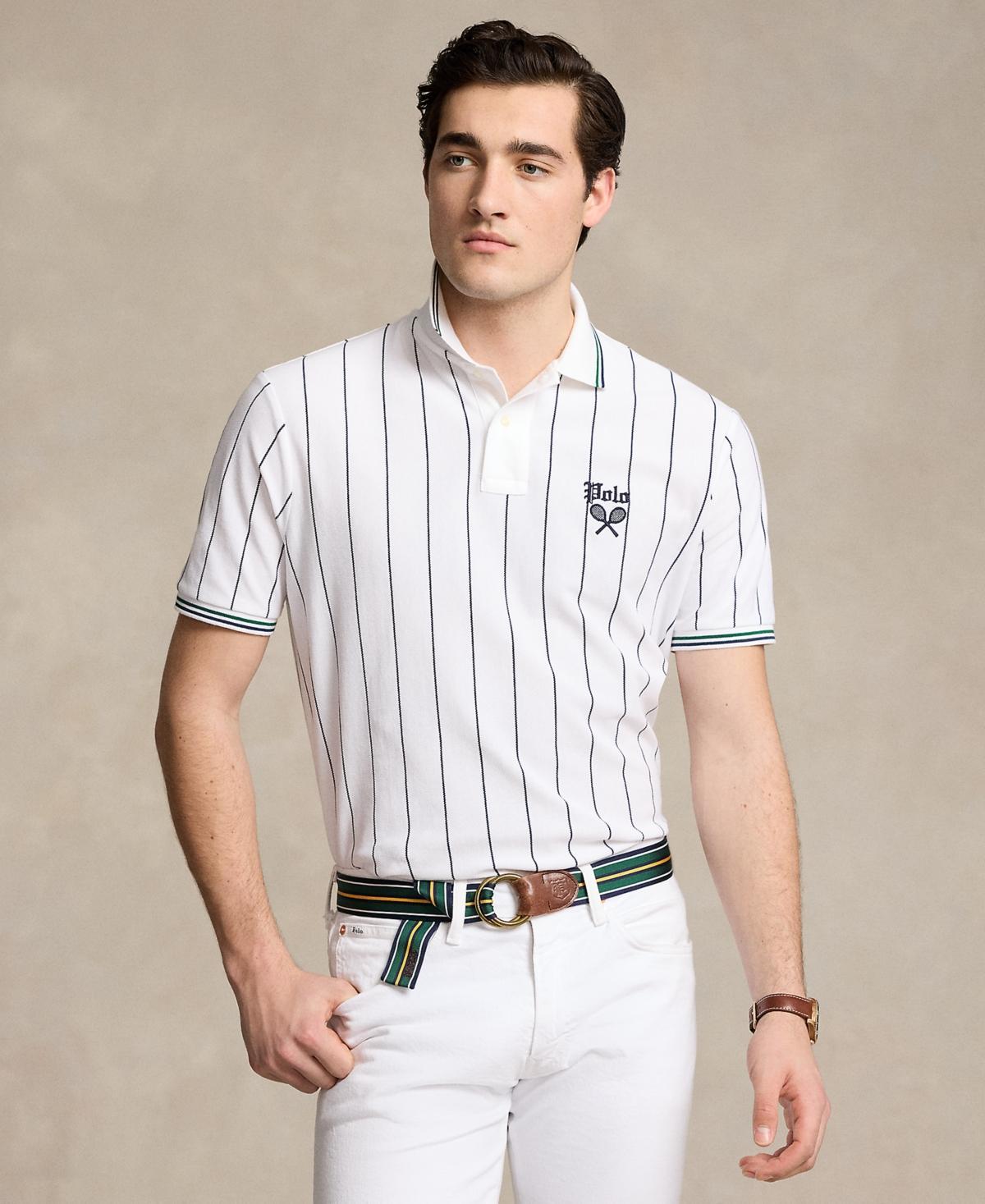 Polo Ralph Lauren Mens Classic-Fit Embroidered Mesh Polo Shirt Product Image