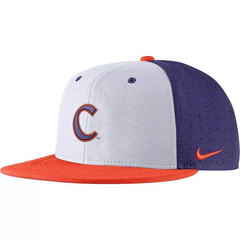 Mens Nike Clemson Tigers Aero True Baseball Performance Fitted Hat Product Image