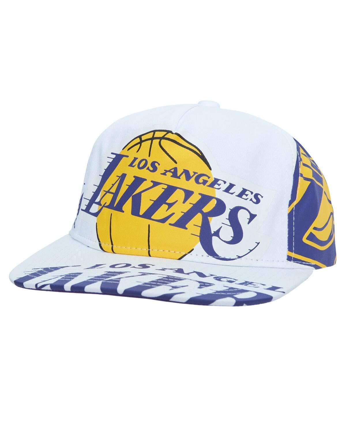 Mens Mitchell & Ness Los Angeles Lakers Hardwood Classics In Your Face Deadstock Snapback Hat Product Image