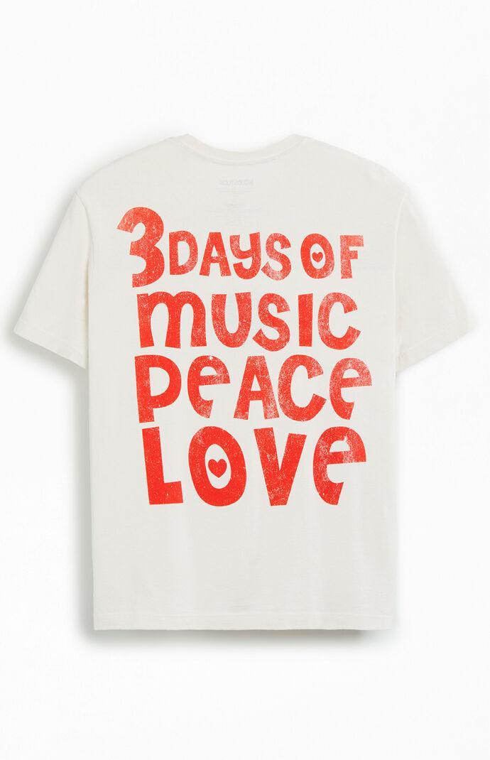 Mens Woodstock Vintage T-Shirt Product Image