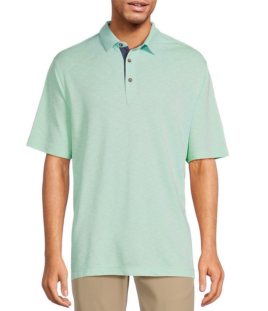 Roundtree & Yorke Short Sleeve Solid Polo Shirt Product Image