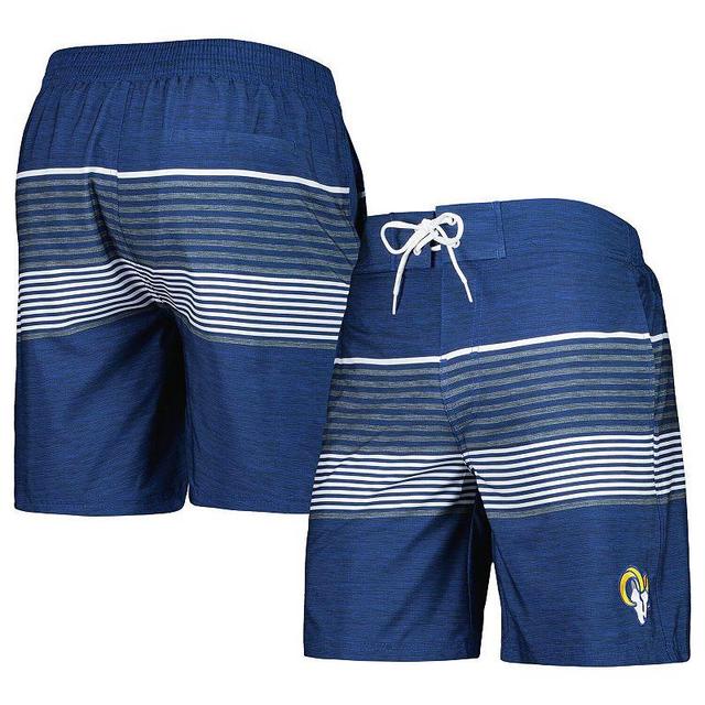 Mens G-III Sports by Carl Banks Royal Los Angeles Rams Coastline Volley Swim Shorts Product Image