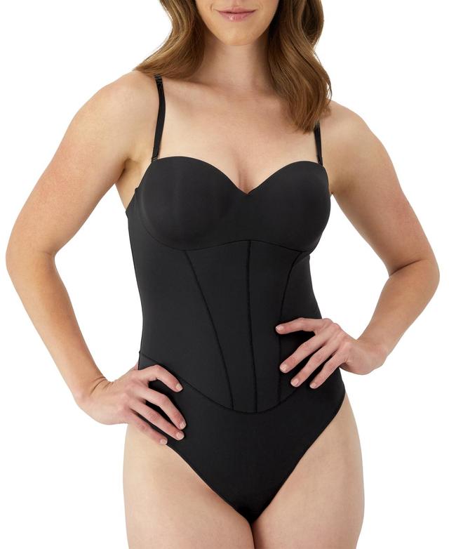 Womens Maidenform Firm Control Tummy Shaping Sweetheart Shapewear Thong Bodysuit DMS131 Product Image