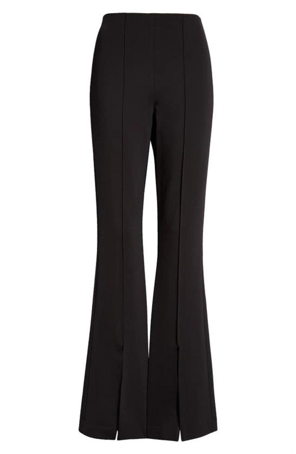 ALICE AND OLIVIA Emiko High Waisted Split Cuff Pants In Black Product Image