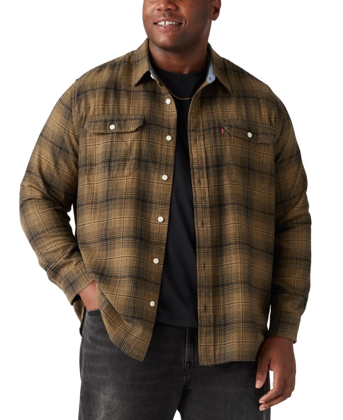 Levis Mens Big Classic Plaid Worker Shirt Product Image