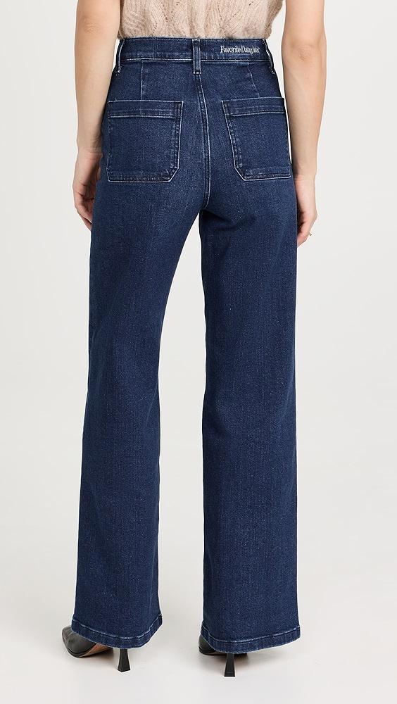 Favorite Daughter The Mischa Super High Rise Wide Leg Jeans | Shopbop Product Image