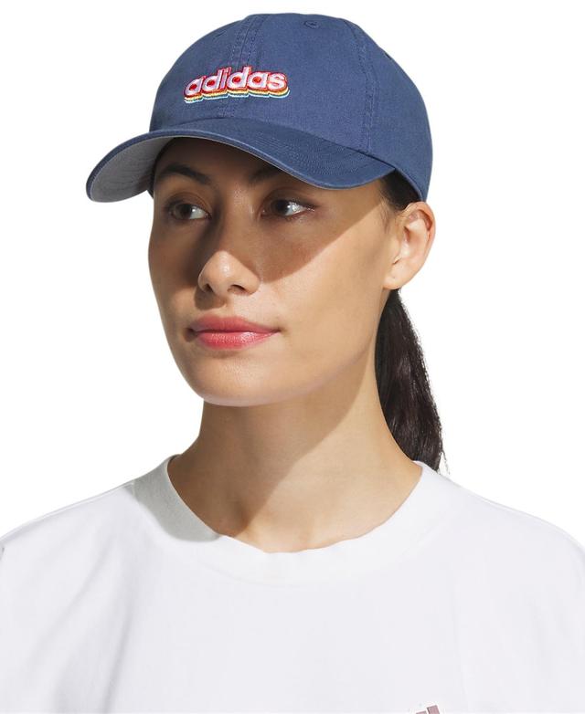 adidas Womens Saturday 2.0 Graphic Hat - Preloved Ink Blue/white Product Image