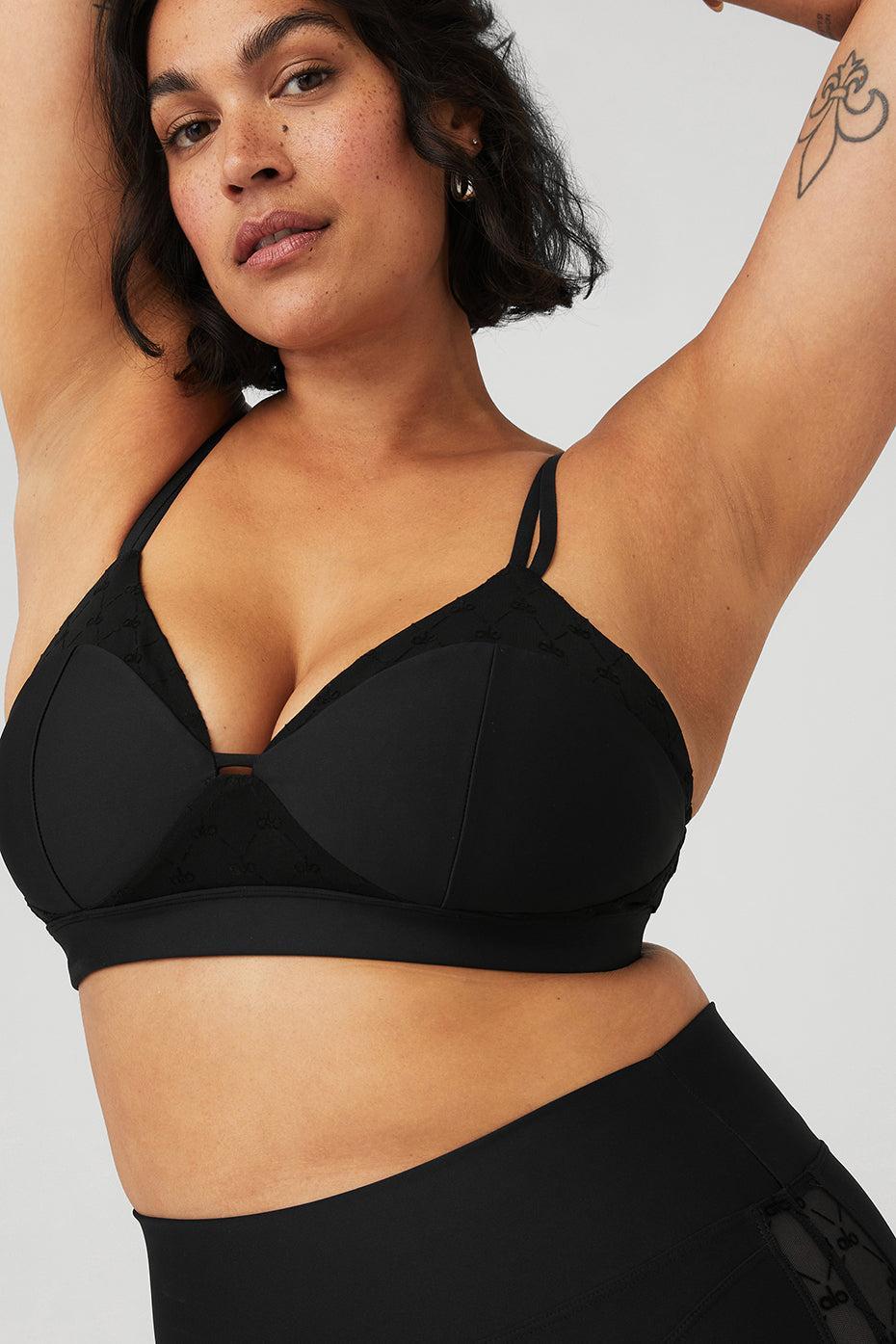 Airlift Mesh Celeste Bra - Black Product Image