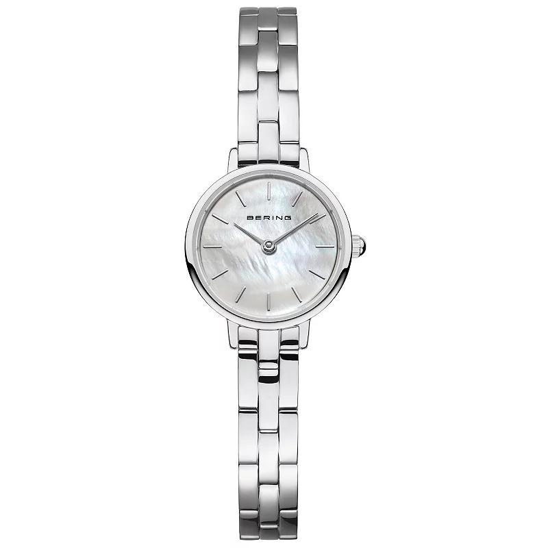 BERING Womens Slim Two-Tone Stainless Steel Bracelet Watch - 11022-714 Silver Product Image