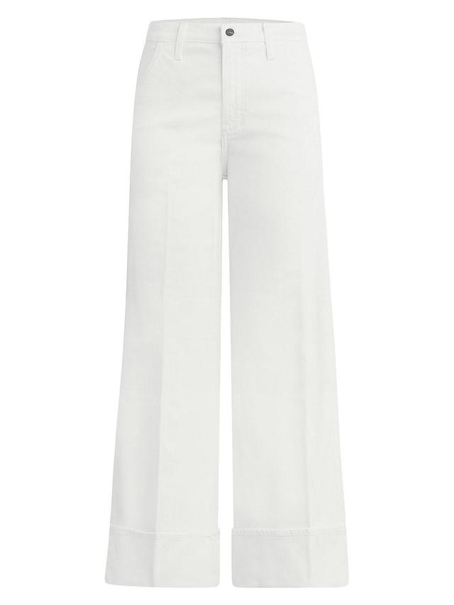 Womens Trixie Wide-Leg Cuffed Pants Product Image