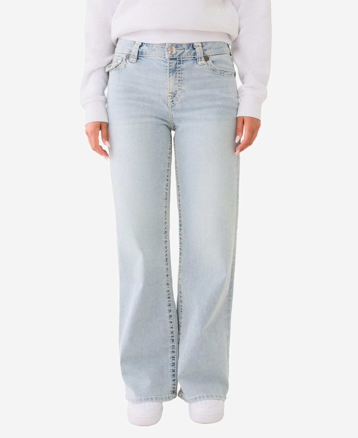 True Religion Womens Bobbi Baggy Super T Flap Jean Product Image