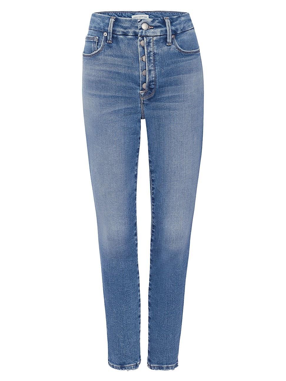 Womens Good Legs Crop Skinny Jeans Product Image