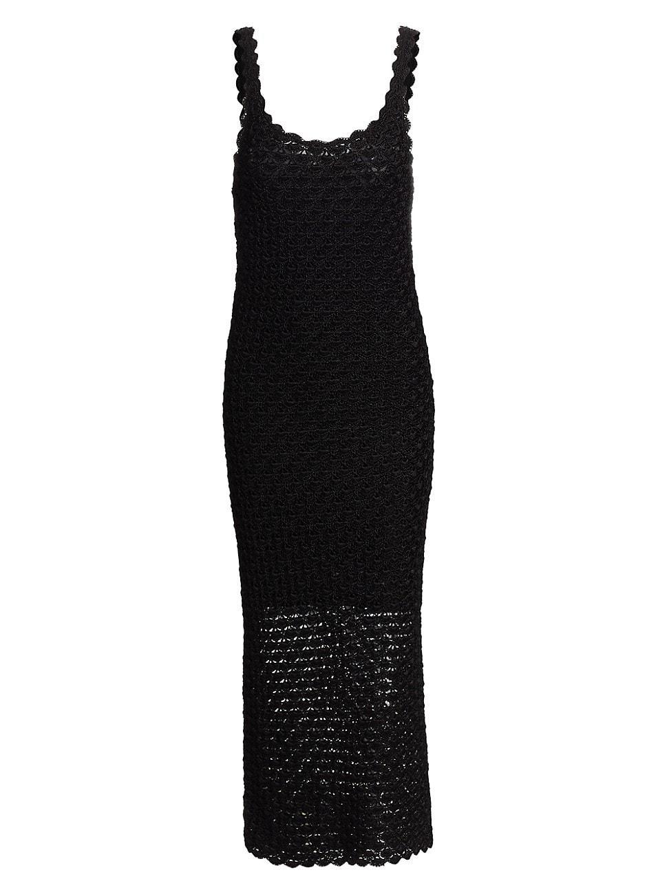 Womens Bray Crochet Scoopneck Midi-Dress product image