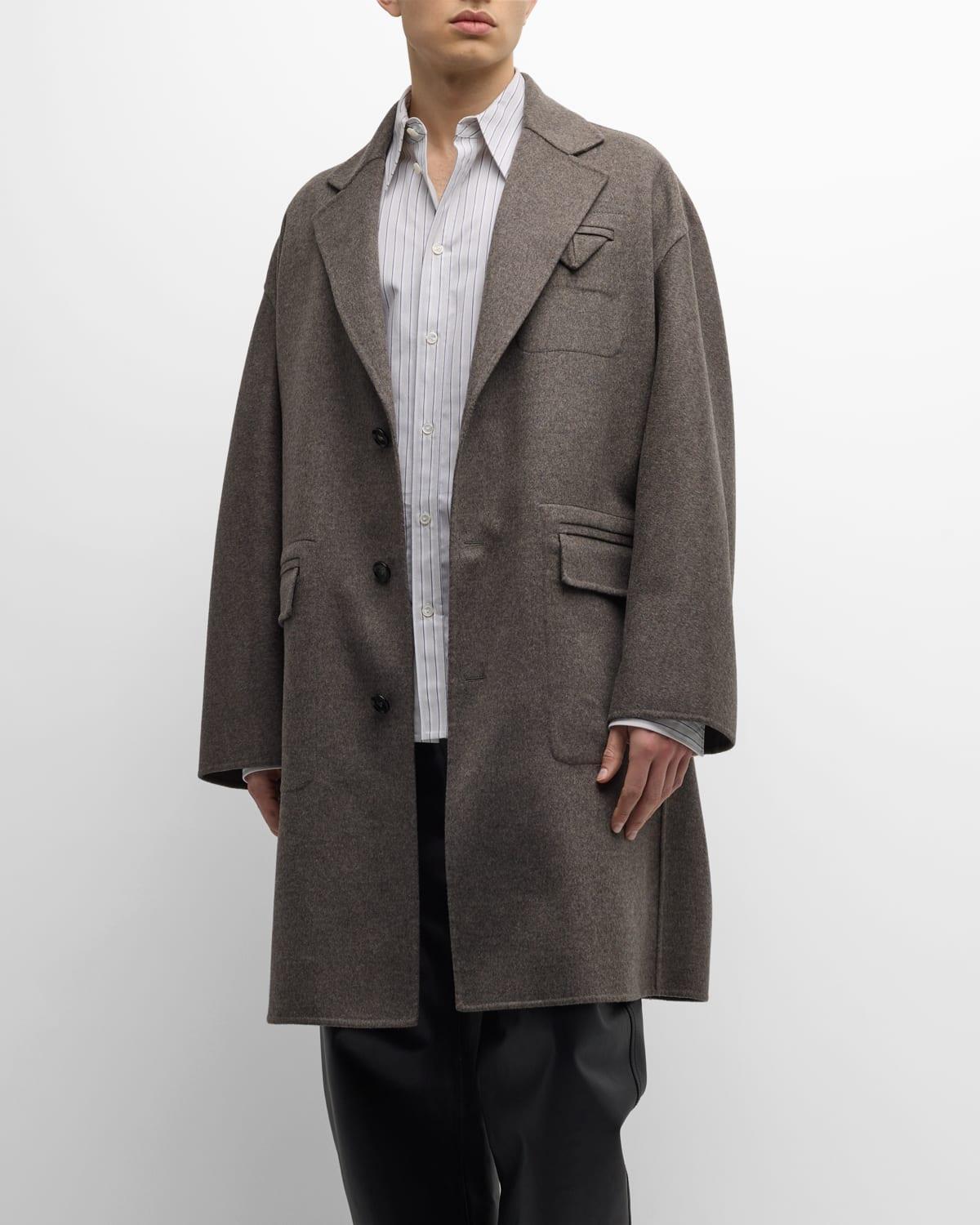 Mens Wool-Cashmere Topcoat Product Image