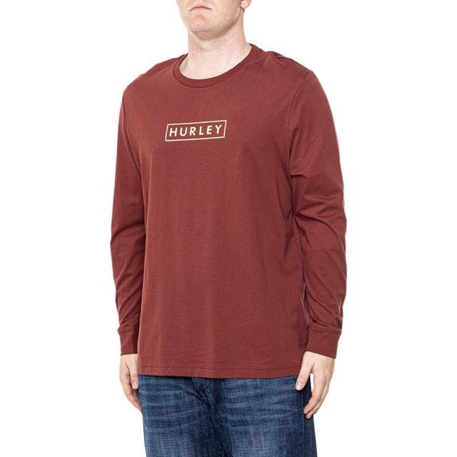 Hurley Boxed Logo Cotton Jersey T-Shirt - Long Sleeve Product Image