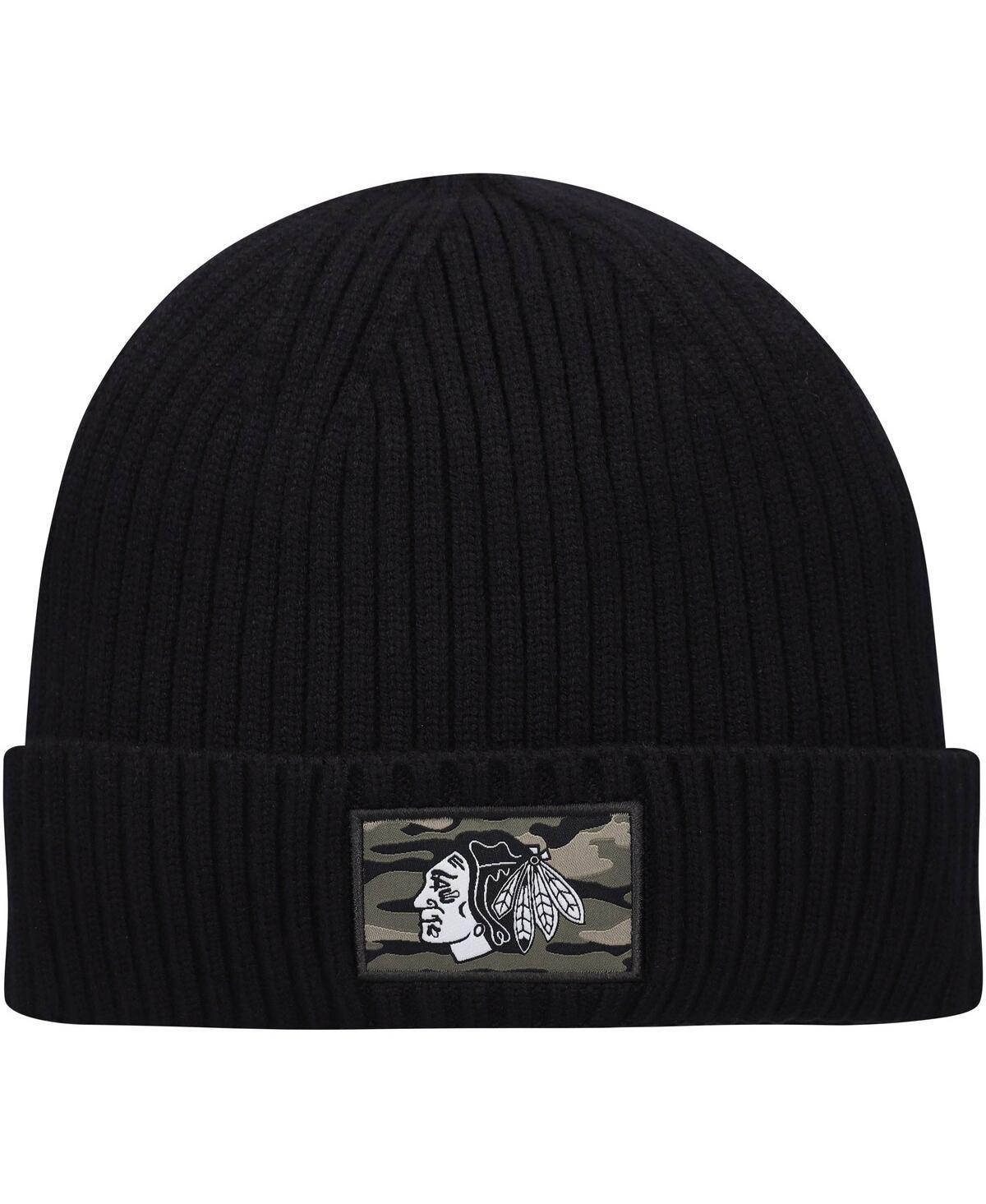 Mens adidas Chicago hawks Military Appreciation Cuffed Knit Hat Product Image