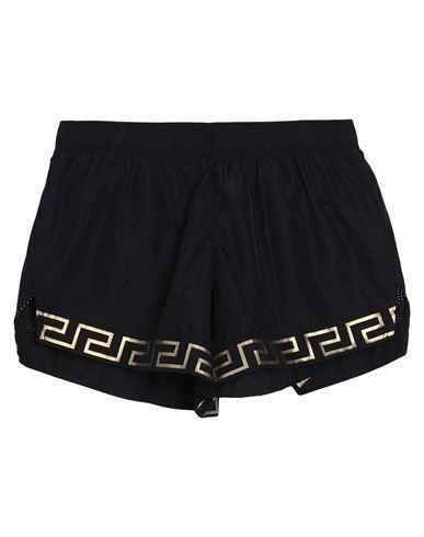 VERSACE Man Swim Trunks Black Size L Polyester Product Image