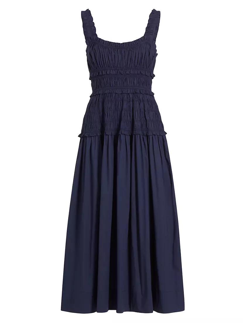 Marianne Cotton Shirred Maxi Dress Product Image