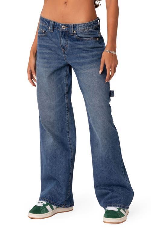 EDIKTED Wide Leg Carpenter Jeans Product Image