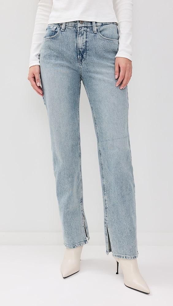 Good American Good Icon Inseam Slit Jeans | Shopbop Product Image