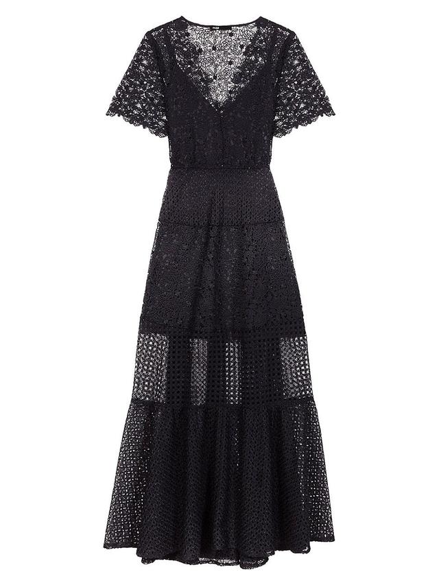 Womens Lace Maxi Dress Product Image