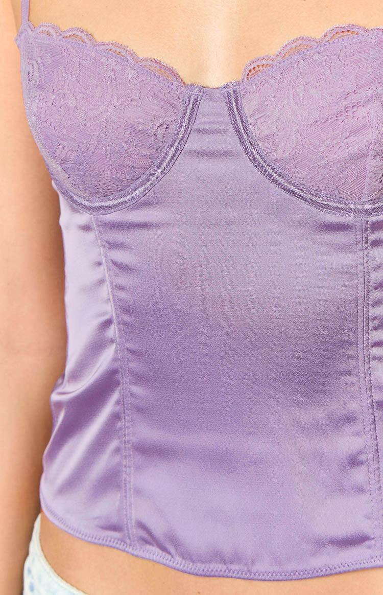 Graicey Purple Corset Top Product Image