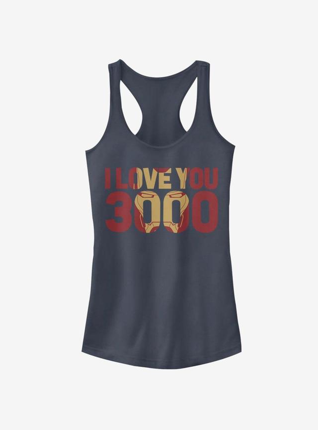 Marvel Avengers: Endgame Iron Man Love You 3000 Girls Tank Product Image