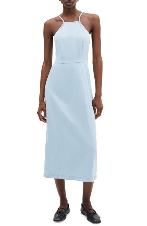 MANGO Denim Midi Dress Product Image