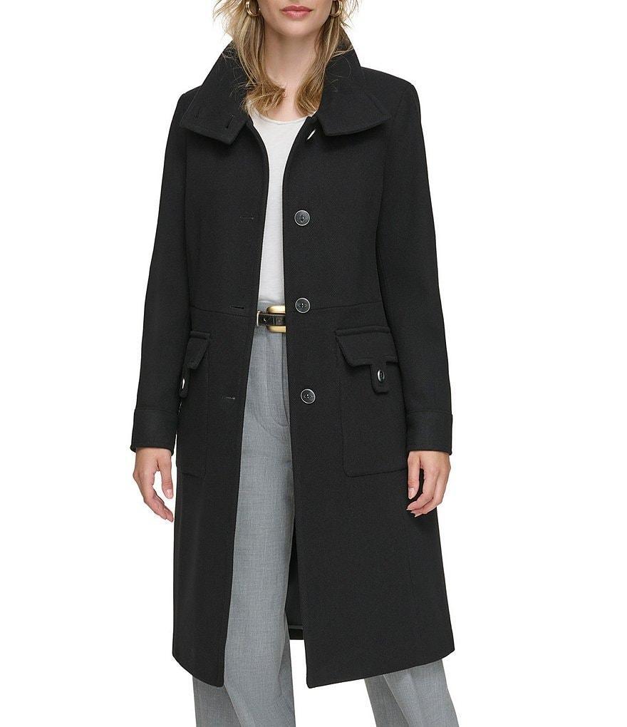 Andrew Marc Sport Almedia Wool Blend Single Breasted Walker Coat Product Image