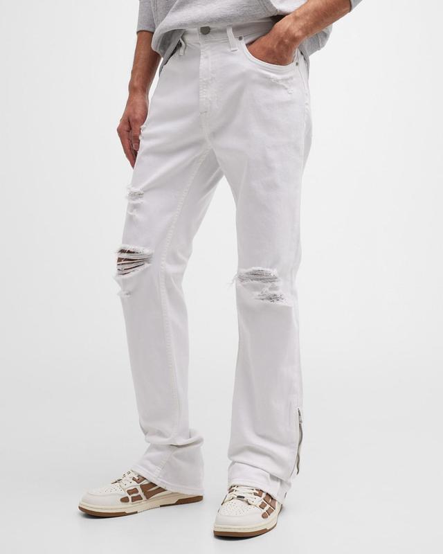 Walker Ripped Kick Flare Jeans Product Image