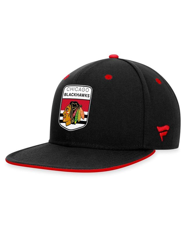 Mens Fanatics Black Chicago Blackhawks 2023 Nhl Draft Snapback Hat Product Image