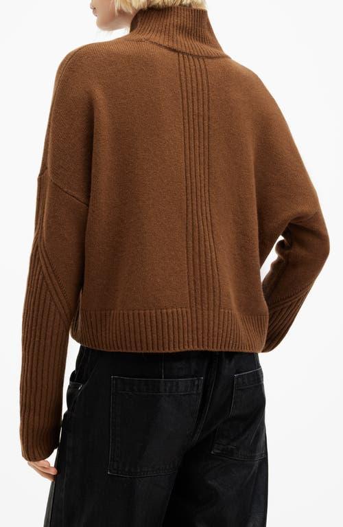 Ines Recycled Cashmere Wool Blend Sweater In Sugar Brown Product Image