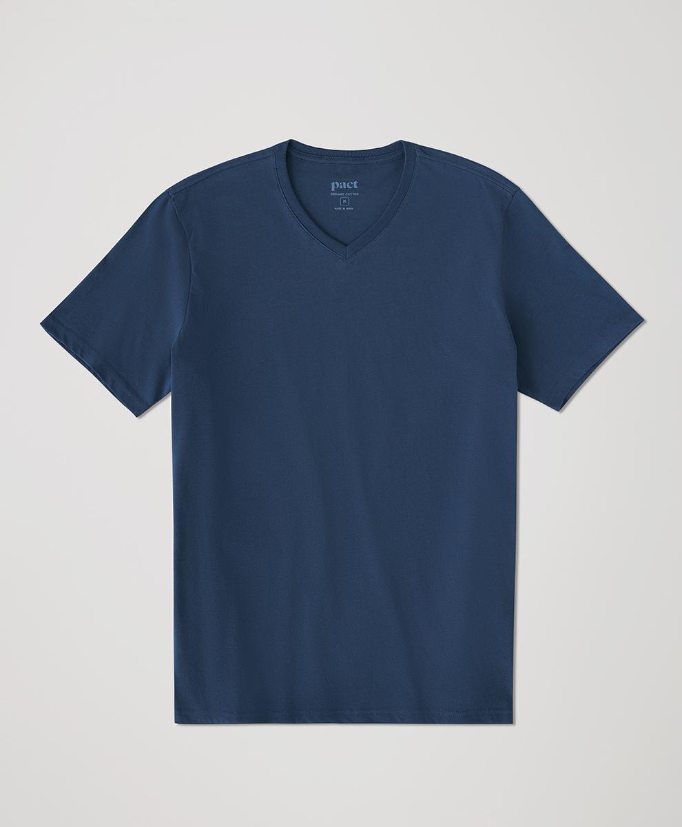 Mens Softspun V-Neck Tee XL Product Image