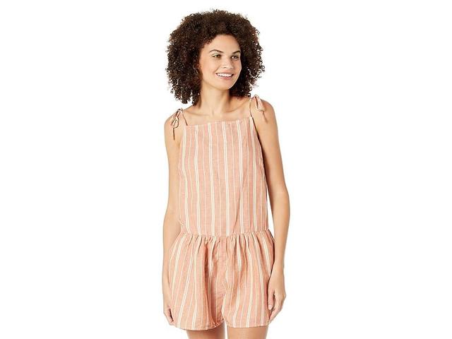 Levi's(r) Womens Rori Romper (Cindy Stripe Autumn Leaf) Women's Jumpsuit & Rompers One Piece Product Image