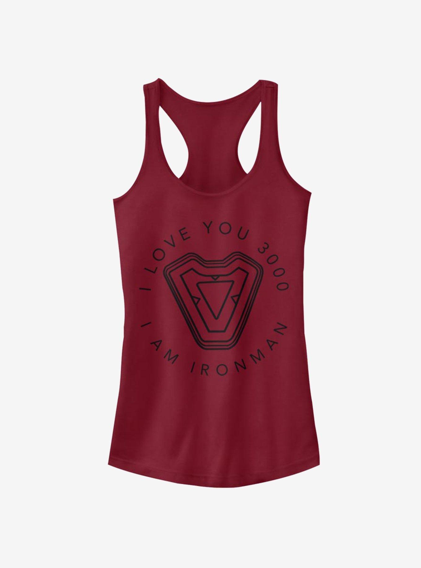 Marvel Avengers: Endgame Iron Man's Heart Girls Tank Product Image