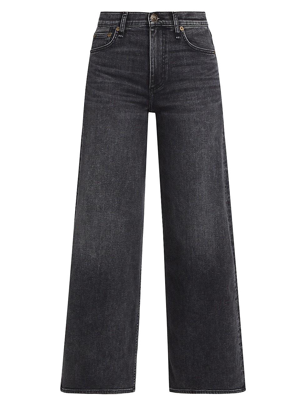 Womens Sofie Wide-Leg Cropped Jeans Product Image