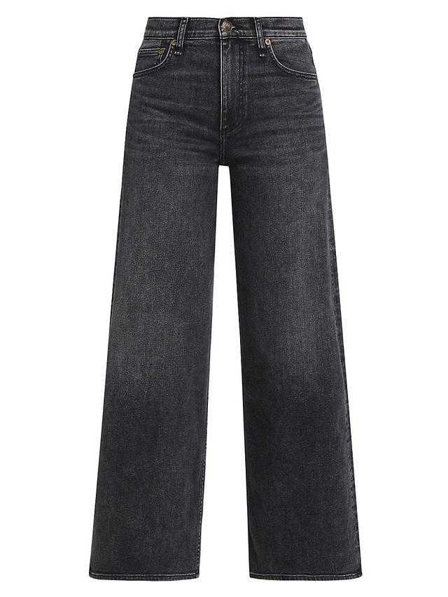 Womens Sofie Wide-Leg Cropped Jeans Product Image