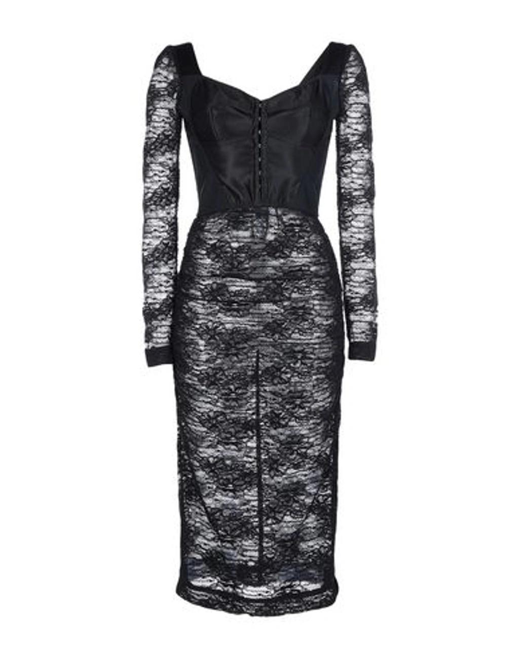 DOLCE & GABBANA Midi Dresses In Black Product Image