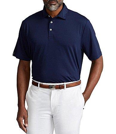 Mens Woven Polo Shirt Product Image