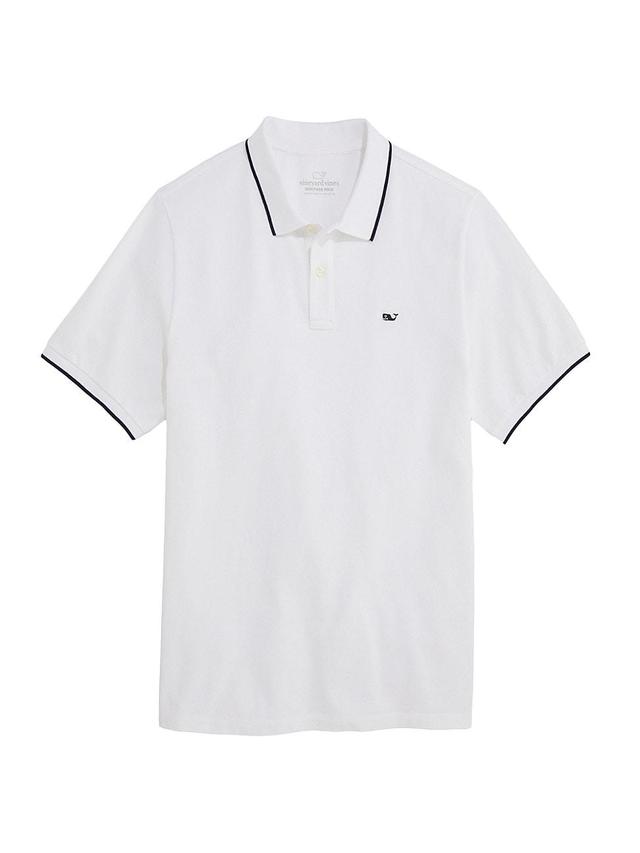 Mens Heritage Tipped Cotton Polo Shirt Product Image