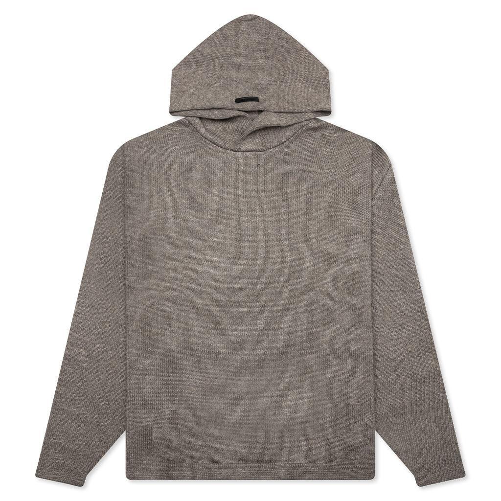 Essentials Knit Hoodie - Heather Grey Male Product Image