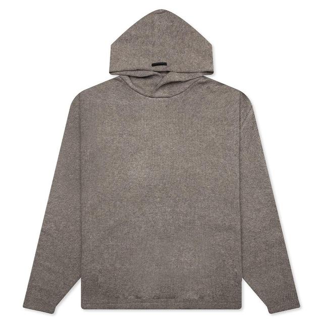 Essentials Knit Hoodie - Heather Grey Male Product Image