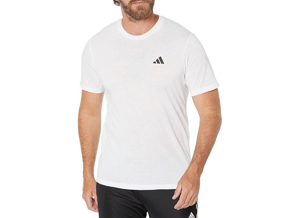 adidas Training Essentials Feel Ready Training Tee Black) Men's Clothing Product Image