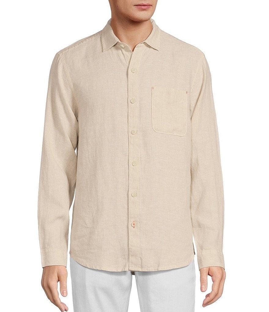 Tommy Bahama Big & Tall Sea Glass Breezer Linen Long Sleeve Woven Shirt product image