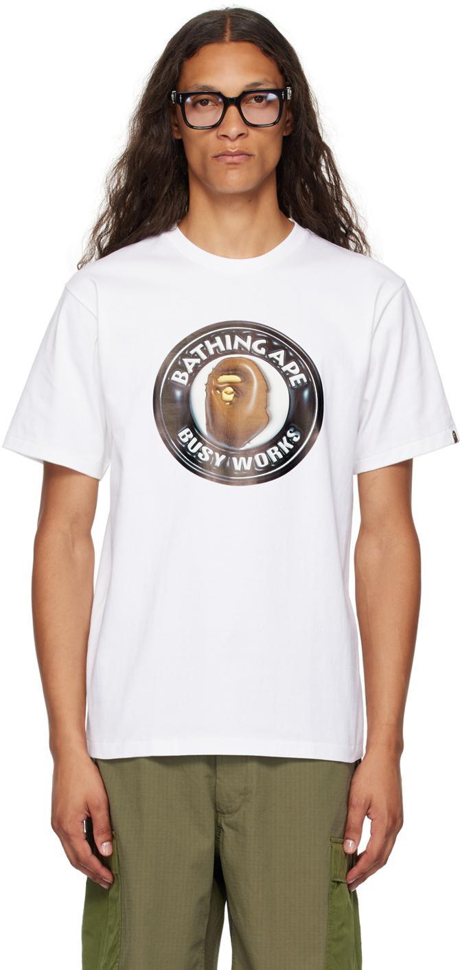 White 3D 'Busy Works' T-Shirt Product Image