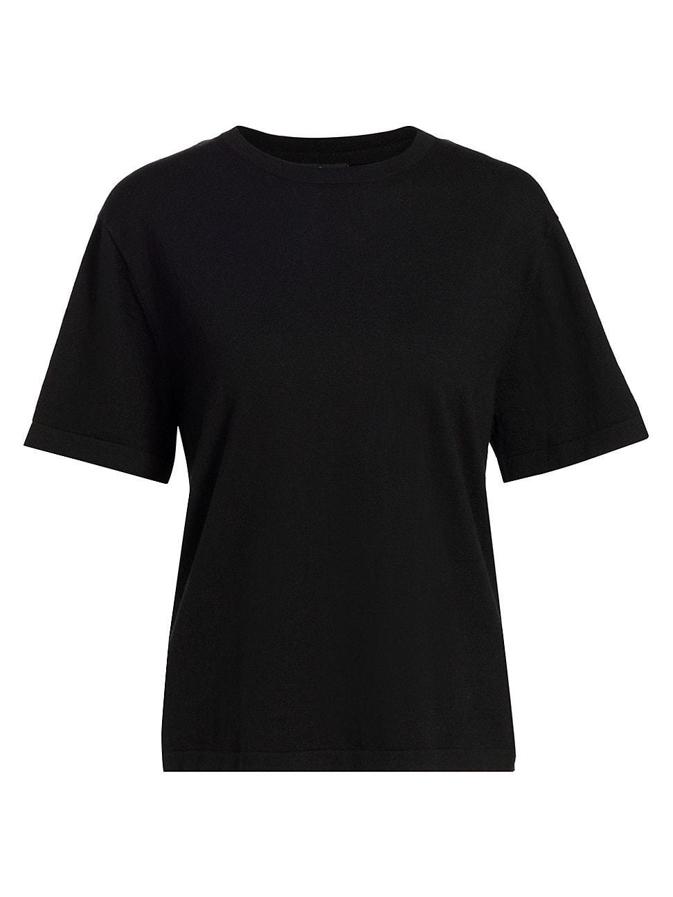 Womens Cotton-Cashmere T-Shirt Product Image