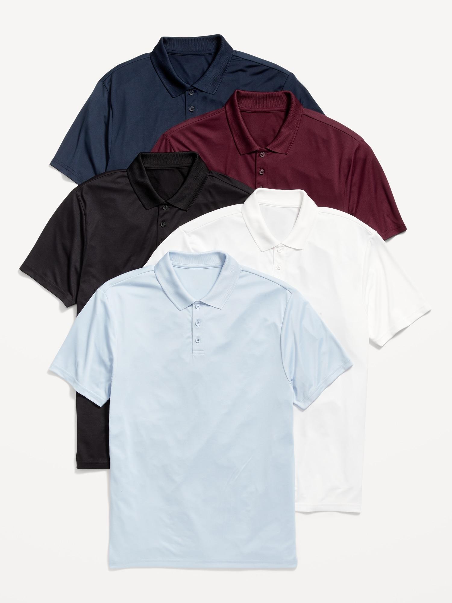 Old Navy Performance Core Polo 5-Pack for Men - Multi - male - Size: L Product Image