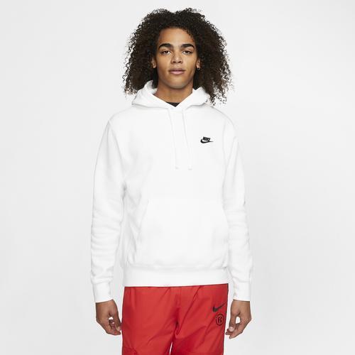 Nike Club Fleece hoodie in white Product Image