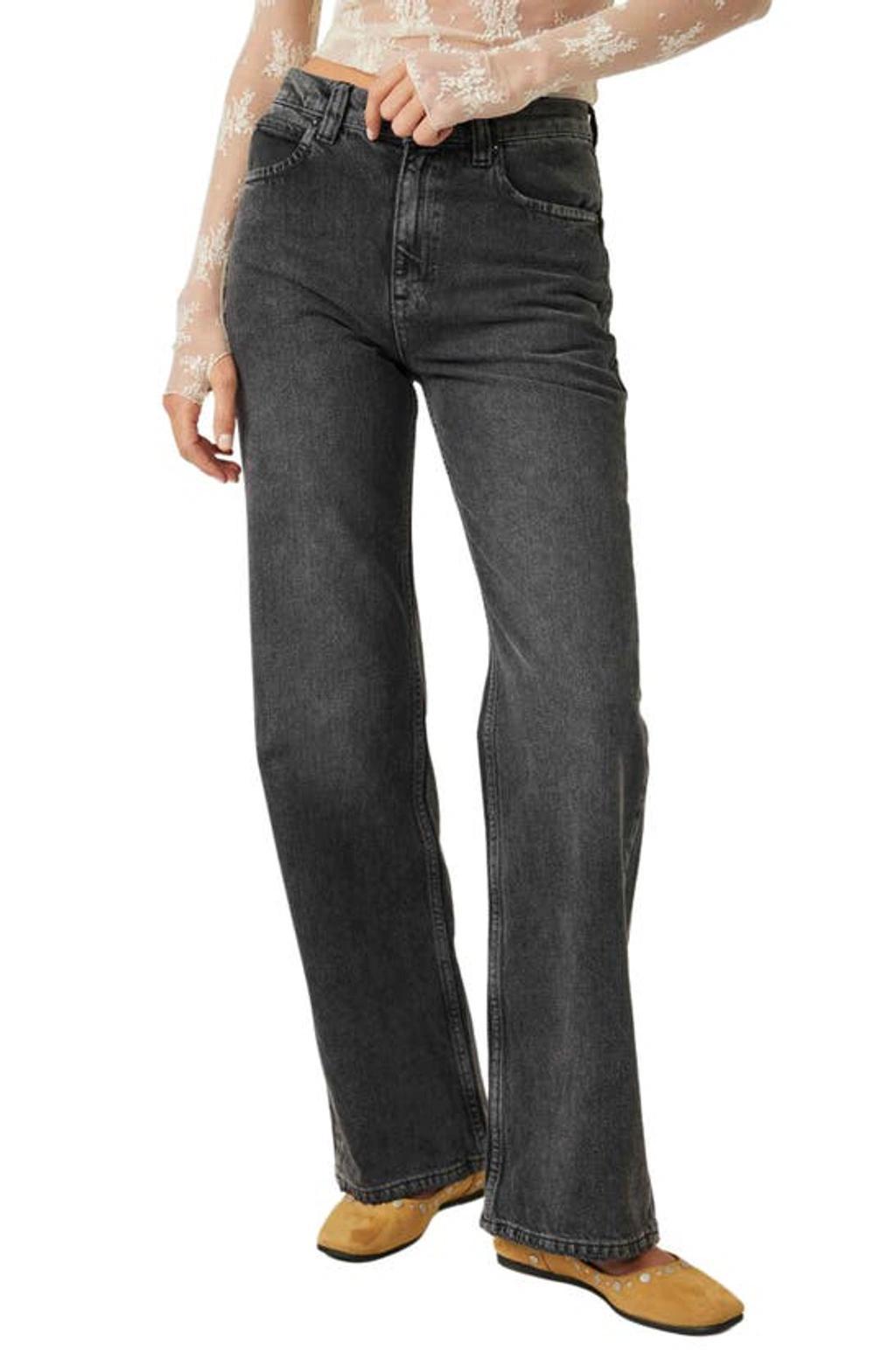 Tinsley Baggy High Rise Jeans In Black product image