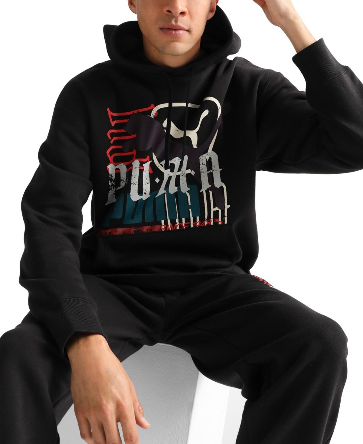 Puma Mens Classics Play Loud Graphic Hoodie Product Image